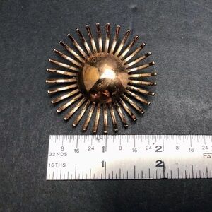 Vintage sunburst brooch